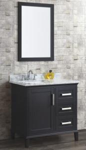 Quality Stand Alone Bathroom Cabinet Solid Wood 36′′X22′′X34′′ Freestanding Bath Vanity wholesale