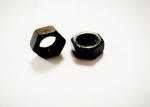Black 18mm Fine Thread Nut , M18 Hex Nut 1.5mm Pitch High Precision Fastener
