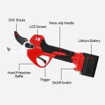 Electric Pruning Shears 40mmCutting Diameter , 21V Lithium-ion Battery Powered
