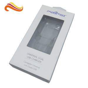 Quality offset print paper box Card board packaging box with clear PVC window cardboard paper box wholesale