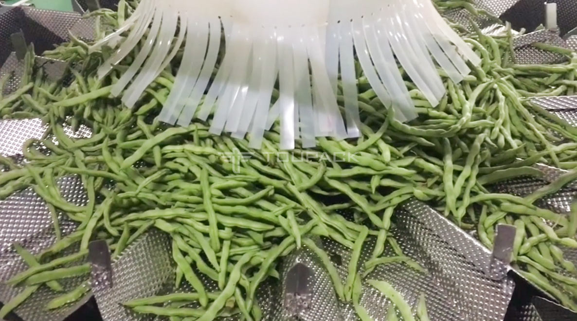 Tobacco Long Been Vegetable Fresh Fruit Multihead Weigher And Vertical Packing Machine