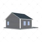 Heya-2B01-B China 2 room sandwich panel house ready made prefabricated