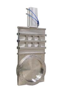Compact Slide Gate Valve Pneumatic Drive 0.6～0.7 Mpa Working Pressure