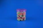 Clear Screw Lid Bath Salts 385ml Colored Plastic Storage Jars