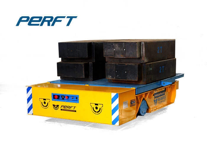 Carbon Steel Motorized Trackless Material Transfer Cart with DC Motorized Industrial Handling Equipment