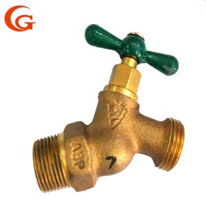 Quality Garden 1/2'' 3/4&quot; Brass Water Faucet With One Word Handle wholesale