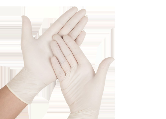Reliable Disposable Hand Gloves Malaysian Latex Non - Medical Latex Gloves