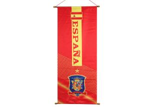 Quality World Cup Espana Indoor Multicultural Flag Banners Wall Hanging Size 38x90cm Custom Logo wholesale