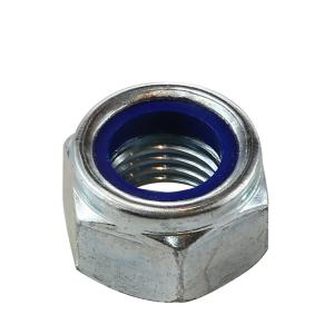 Quality M16 CL 8 Galvanized Nylon Lock Nuts DIN6924 wholesale