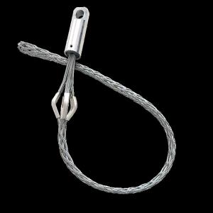 Quality 45KN Breaking load Steel Galvanized Rotation Mesh Cable Pulling Grip for 50-63mm cable wholesale