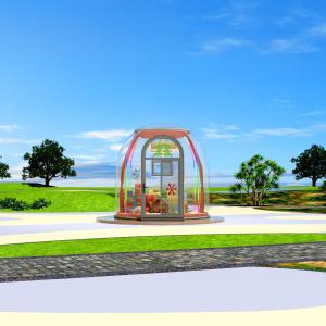 Quality Inflatable Star House Outdoor Glamping Transparent PC Dome Tent Bubble House Geodesic Design wholesale