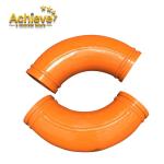 Twin Bend SCHWING Pump Parts / 65MnCr Double Layer Concrete Pump Elbow