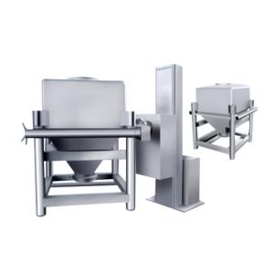 Quality 3-10rpm NTC Food IBC Bin Blender Screw Fixed Lift Hopper Mixing Machine wholesale