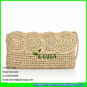 Quality LUDA 2016 new designer paper straw crochet handbags wholesale