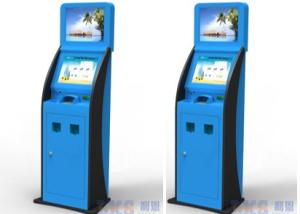Quality Cash Acceptor / Coin Acceptor Ticket Vending Machine / Kiosk Blue Color wholesale