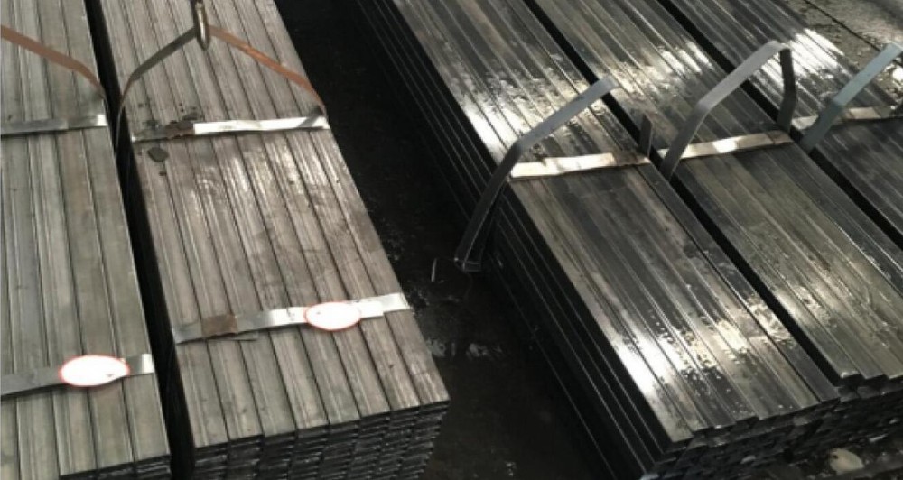 Galvanized steel/gi rectangular hollow section weight/carbon steel pipe price