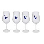 Blue White Grey Goose Acrylic Glasses Party Vodka Cocktail Plastic Glasses