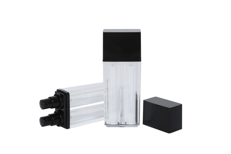 Double Chambers Refillable Foundation Bottle Multipurpose Acrylic Concealer Makeup