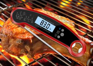 Quality Foldable Long Digital Stem Instant Read Kitchen Thermometer Food Grade Material wholesale