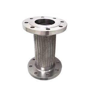 Quality High Temperature Resistant Stainless Steel Braided Flex Hose Flange Metal Braided Hose Fittings wholesale
