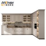 High Durability Pure White / Blue Shaker Style Kitchen Cabinets Manufactured By
