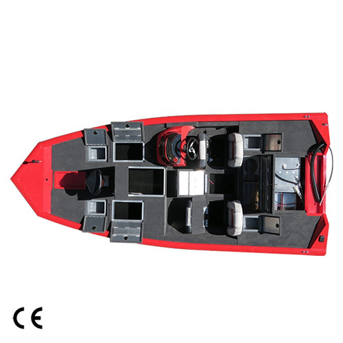 Ce Certified 5.18m 17ft outboard Aluminum Bass Boat Leisure Yacht