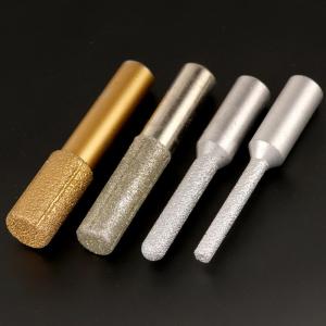 Quality Electroplated Brazed Diamond Tools , Stone Carving Diamond Grinder Drill Bit wholesale