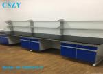 L*750(D)*850(H)mm hospital chemistry laboratory furniture work bench for pcr lab