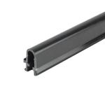 High Strength Abs Plastic Strips Black Channel PVC Trim Strip