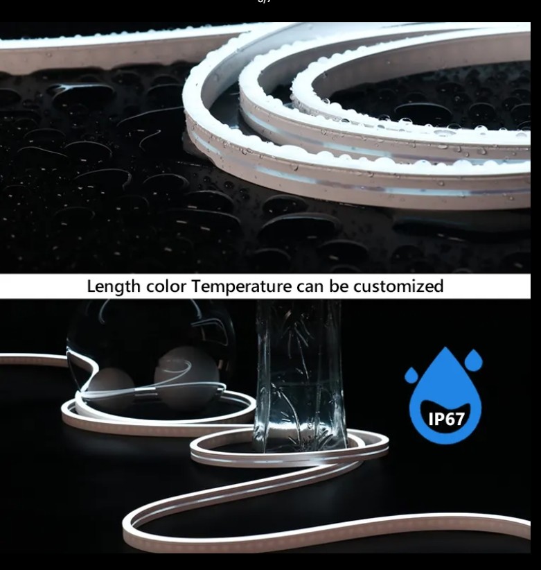 DIY Decoration Rgb Neon Strip Light Tubes Custom 12v 24v SFlexible Neon Strip Light For Holiday Decoration Silicone IP67 Waterproof Outdoor Neon Light