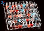 Nail Polish Counter Acrylic Display Rack Showcase Multi Tiered Good Chemical