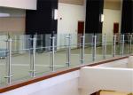 Glass Panel Stainless Steel Glass Railing Post Balustrade Installation For