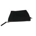 OEM Washable Screen Printed Black Travel Makeup Bag