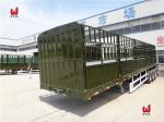Tri Axles Truck Semi Trailers 60t Horse Livestock Trailers