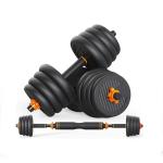 20KGS 40lb Dumbbell Barbell Kettlebell Set That Can Change Weight Cast Iron OEM