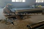 Non Clogging Johnson Wrapped Wire Welded Screen Pipes Continuous V Shaped Slot