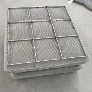 Quality Ss316 600x600mm Wire Mesh Demister OEM Design wholesale
