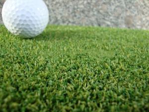 Quality Natural Fake Artificial Golf Grass / Synthetic Golf Grass 15mm Pile Height wholesale