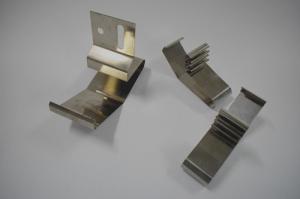 Quality 0.3mm - 5mm Small Metal Components Stainless Steel Stamping With Spring Clamp wholesale