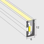 12V Side Glow Flex Waterproof Silicone LED Neon Tape