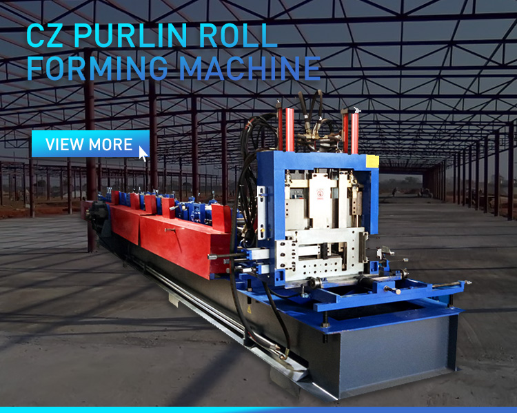 80-300 c z purlin roll forming machine C Z steel frame purlin machine