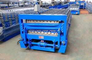 Quality Hydraulic Trapezoidal Roofing PPGI Sheet Roll Forming Machine wholesale