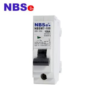 China NBSM7 Series generator Industrial Type Circuit Breaker MCB AC 1P 100A 230/400V on sale