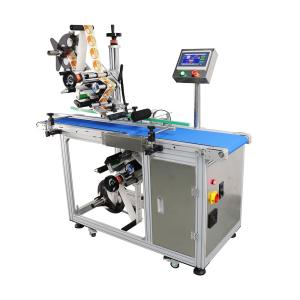 Quality 5000 Sets/Month Capacity Flat Box Sticker Jar Labeler for Assembly Line Production wholesale