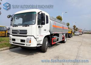 Quality Light Diesel Chemical Tanker Truck / Small Fuel Tanker Truck Max Speed 85 Km / H wholesale