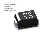 Smb SMD TVS Diode 58V 600W Esd Suppressors SMBJ58CA