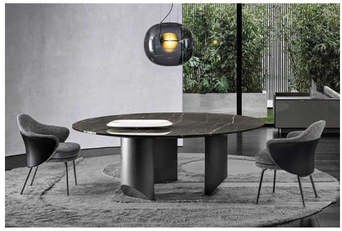 Dining Room Upholstered 810mm Solid Wood Chairs With Armrest