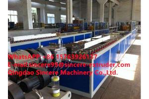 Quality Decoration Composite PE WPC UPVC PVC Profile Extrusion Machine Production Line wholesale