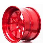 customization deep dish brushed red 18 19 20 2122 Inch 3 piece wheels forged