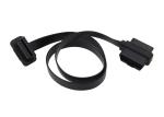 OBD2 OBDII J1962 Male and Female Pass-thru to OBD2 Female Extension Cable